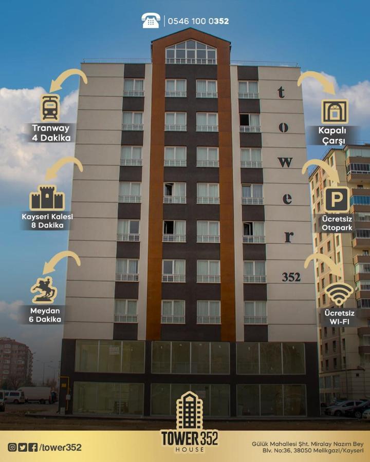 Tower352 Aparthotel Kayseri Buitenkant foto